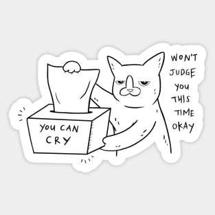 Won't Judge You This Time, Okay Sticker